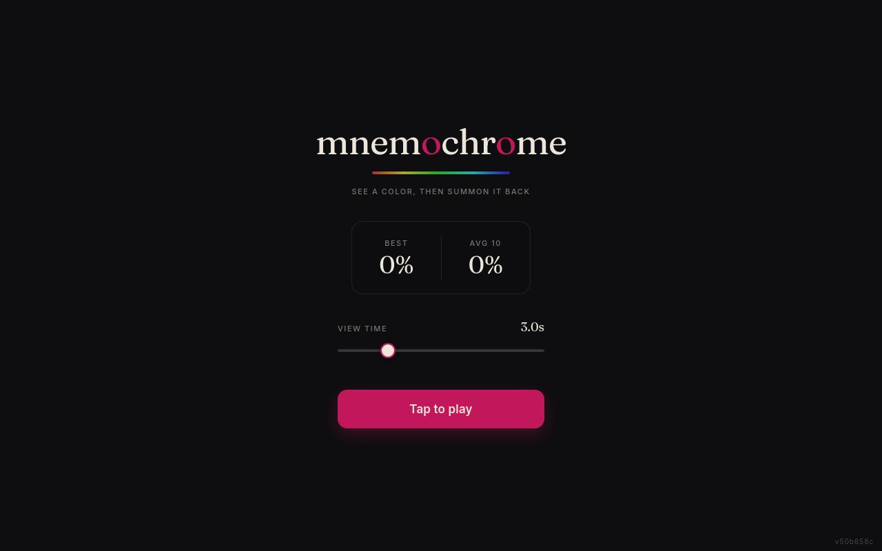 Mnemochrome screenshot